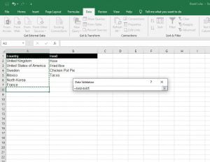 Creating a drop down list in Excel - MacrosInExcel.com